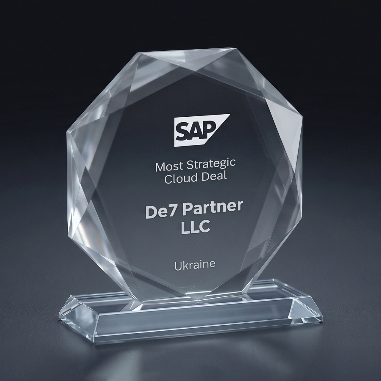De7 Partner визнано переможцем SAP CEE Most Strategic Cloud Deal Award 2025!